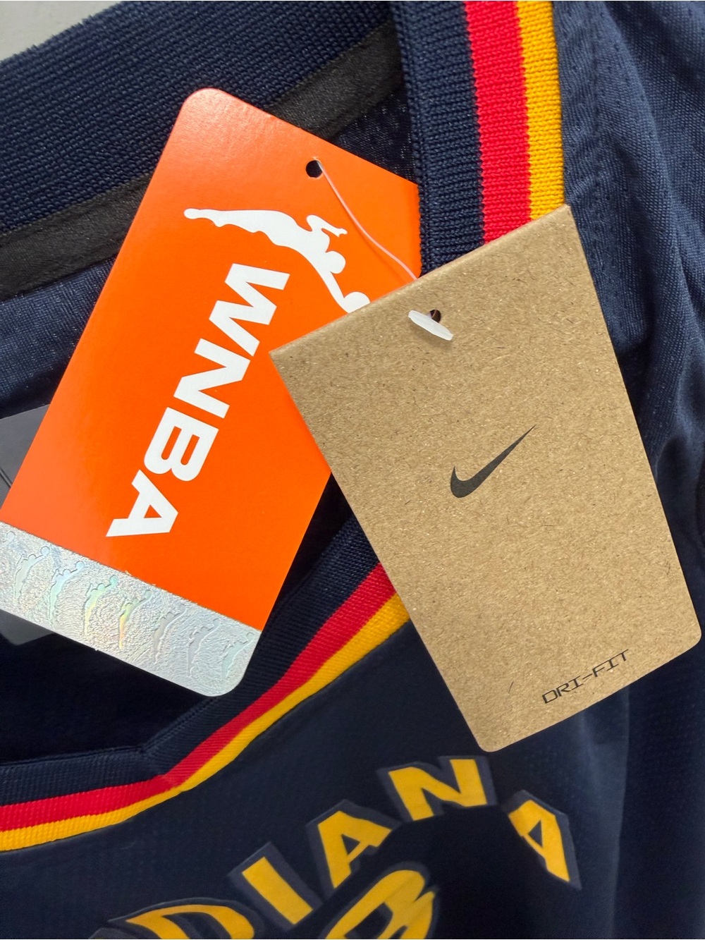 Sophie Cunningham New NikeIndiana Fever Navy, Red & Gold Explorer Edition Jersey - Picture 8 of 13